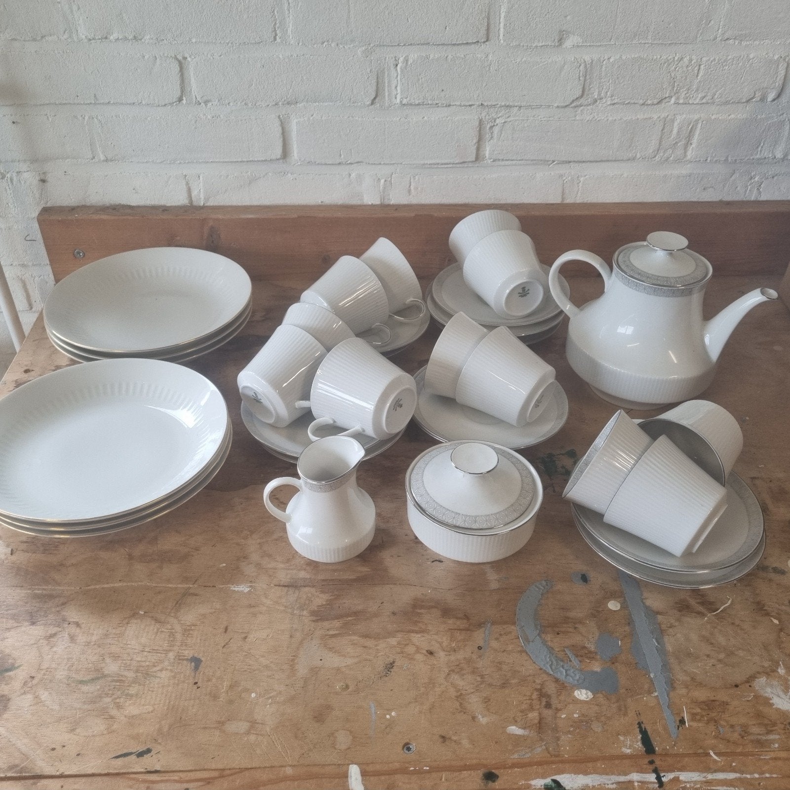 Servies  jaren 60, Antiek en Kunst, Antiek | Servies compleet, Ophalen