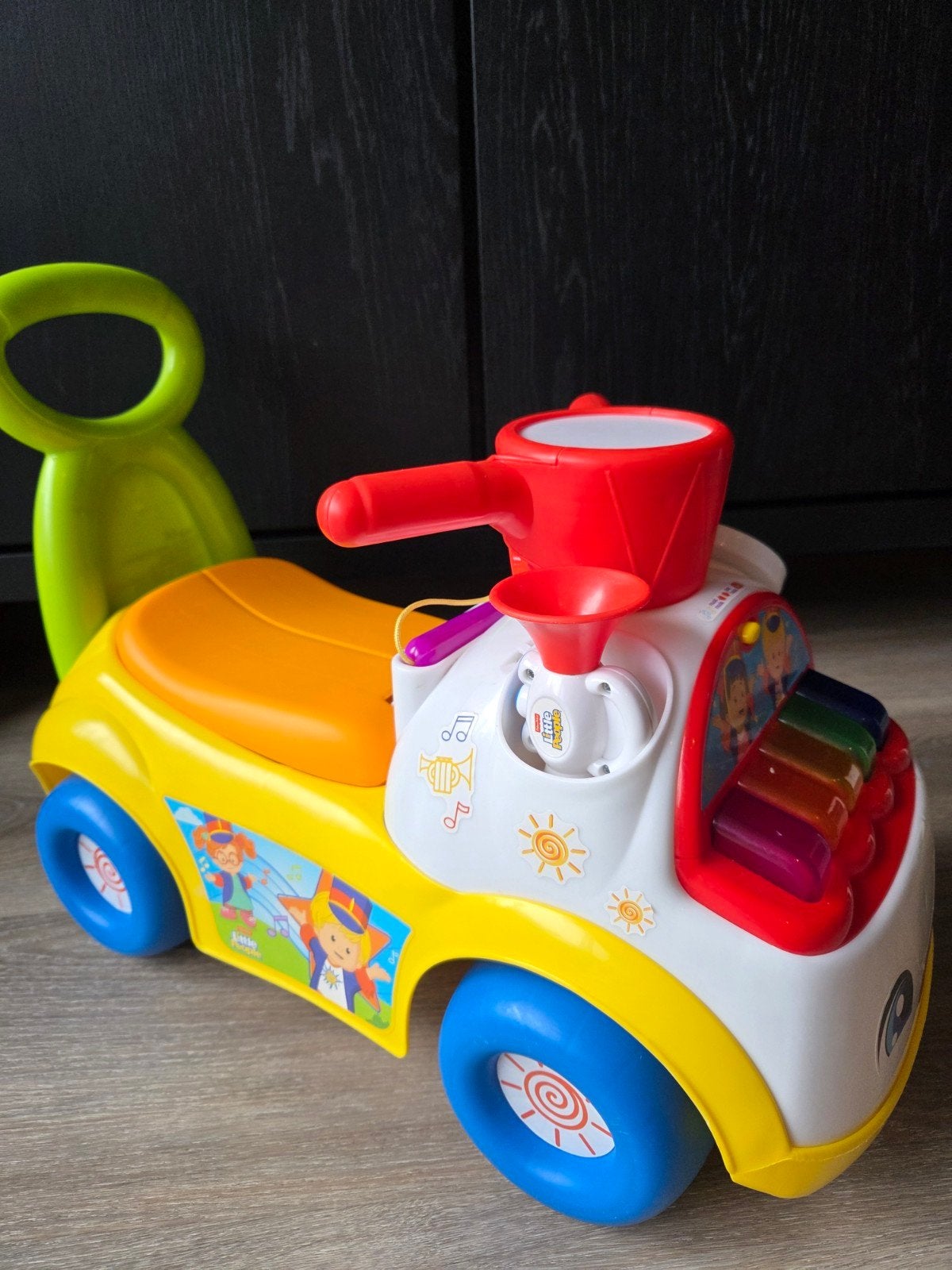 Z.g.a.n. Fisher-Price Little People loopauto, Ophalen, Zo goed als nieuw, Auto of Voertuig, Met geluid