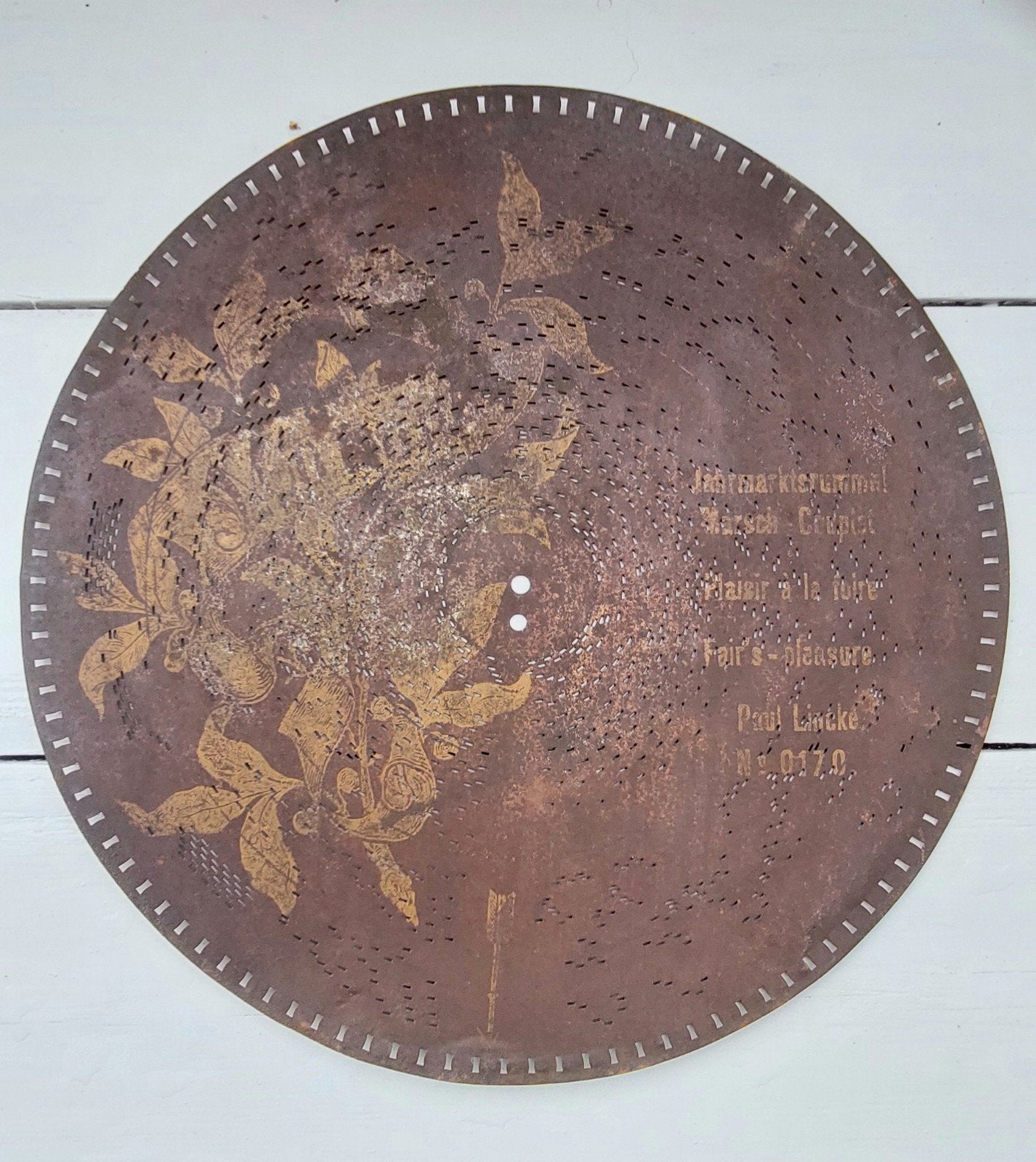Antieke Polyphon muziekdoos platen - Diverse melodieën, Antiek en Kunst, Curiosa en Brocante, Ophalen of Verzenden