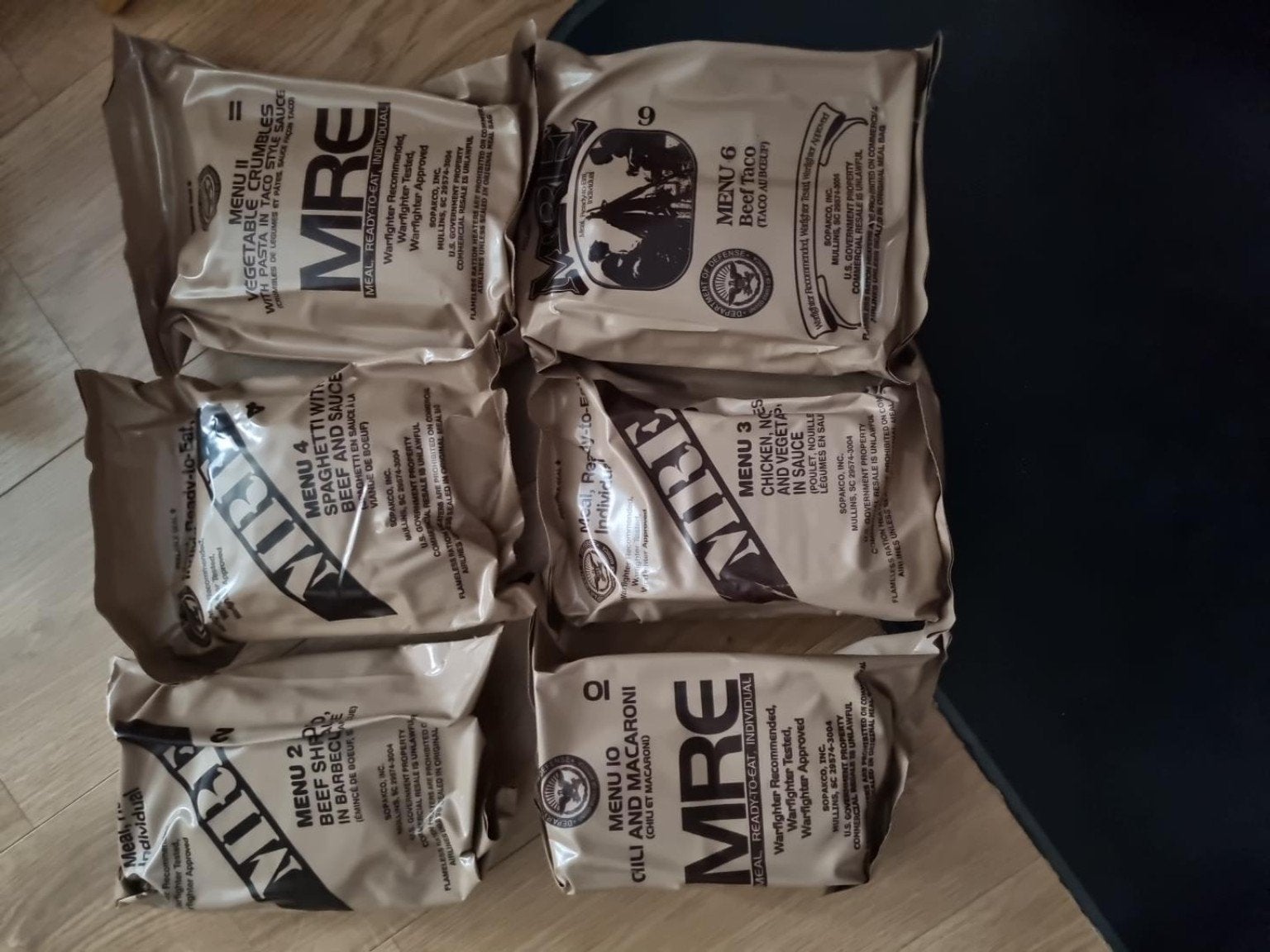 Usa MRE pakket, Ophalen of Verzenden
