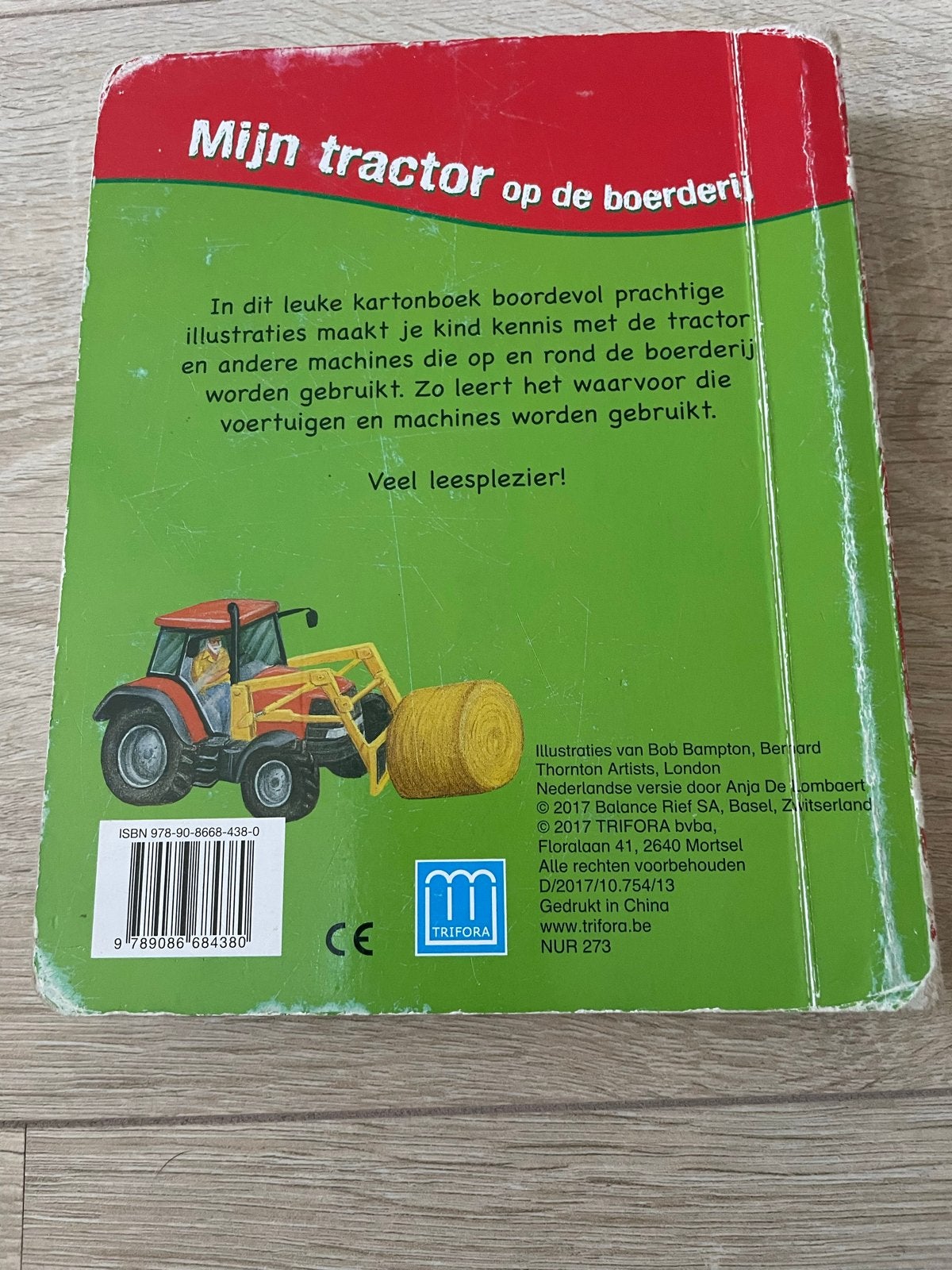 Mijn tractor op de boerderij - Kartonboek, Ophalen of Verzenden, Gelezen