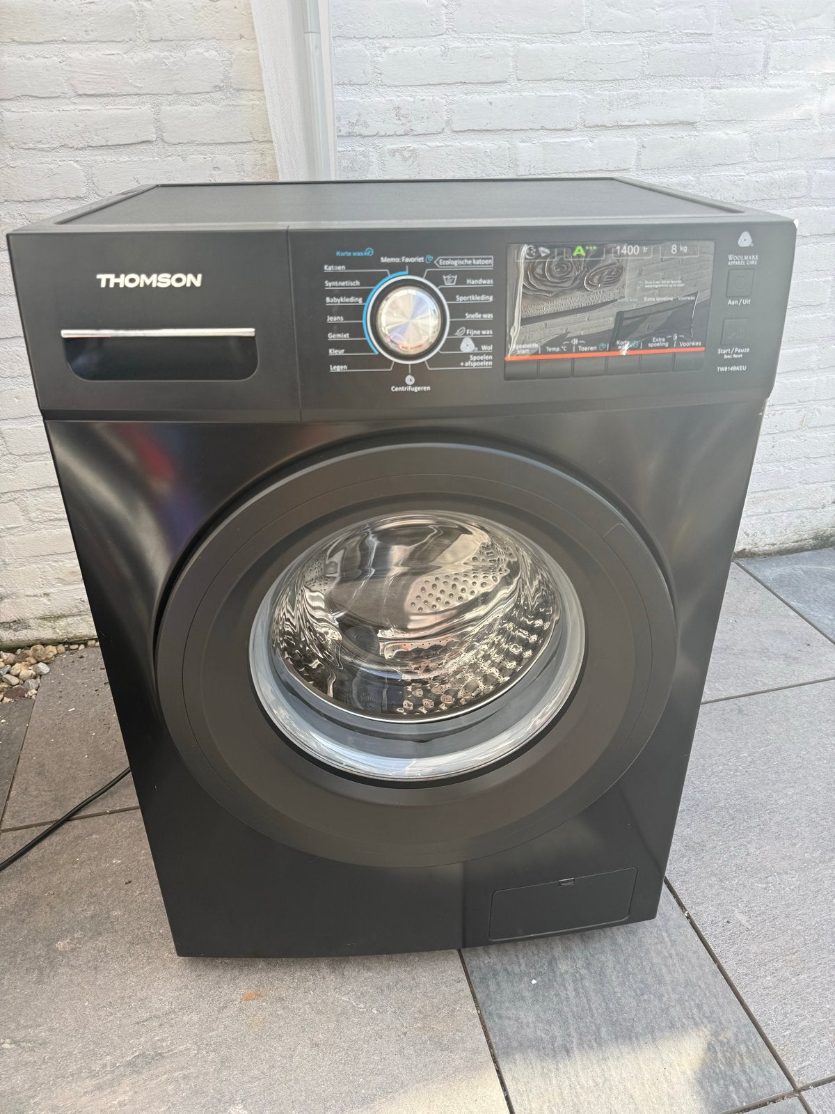 Wasmachine Thomson 8KG 1400 toeren A+++ Zo goed als nieuw, Ophalen, 1200 tot 1600 toeren, 8 tot 10 kg, Zo goed als nieuw
