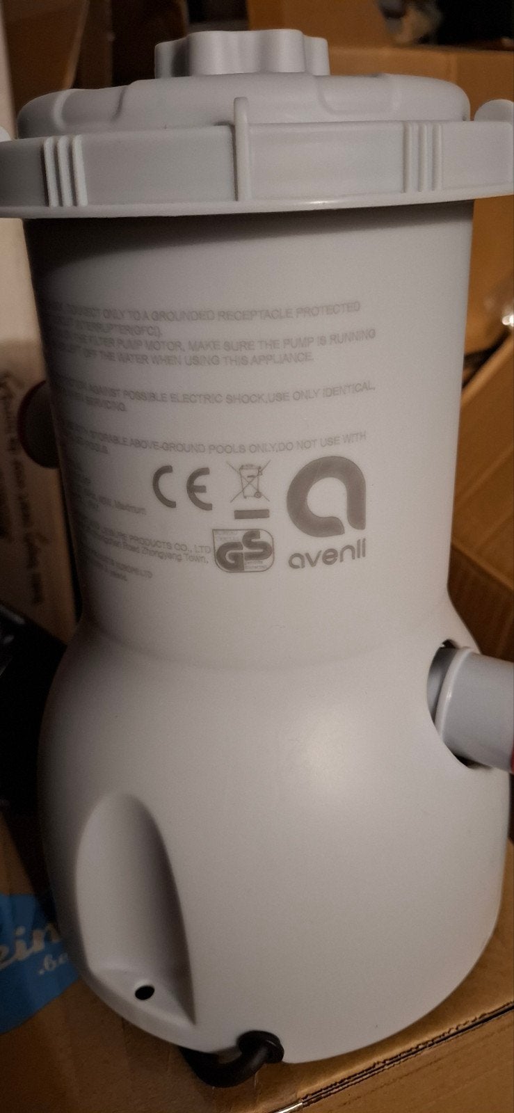 Avenli filterpomp 2006L/uur, nieuw met filter, Ophalen, Nieuw, Zwembadpomp