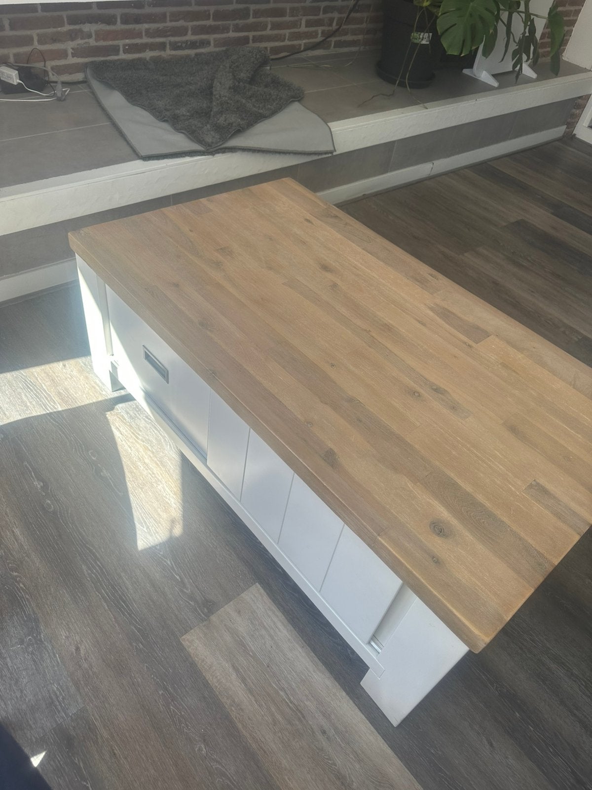 Tafel, Ophalen, Zo goed als nieuw, 75 m² of meer, Laminaat