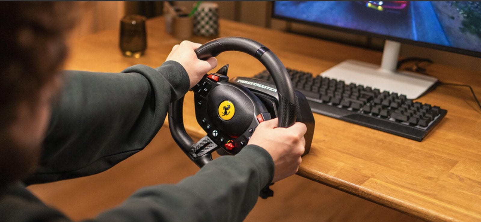 Thrustmaster T98 racestuur voor PlayStation, Computers en Software, Ophalen of Verzenden, Zo goed als nieuw