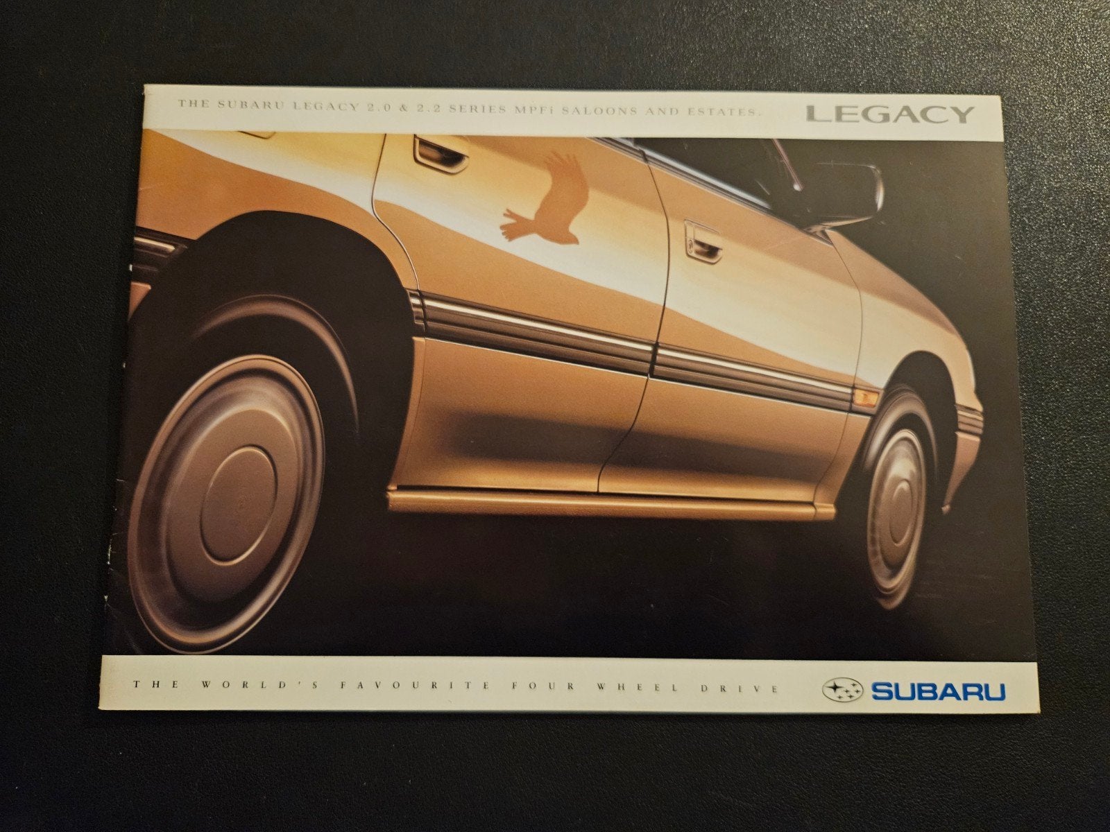 Brochure Subaru Legacy UK, Ophalen of Verzenden, Zo goed als nieuw, Overige merken
