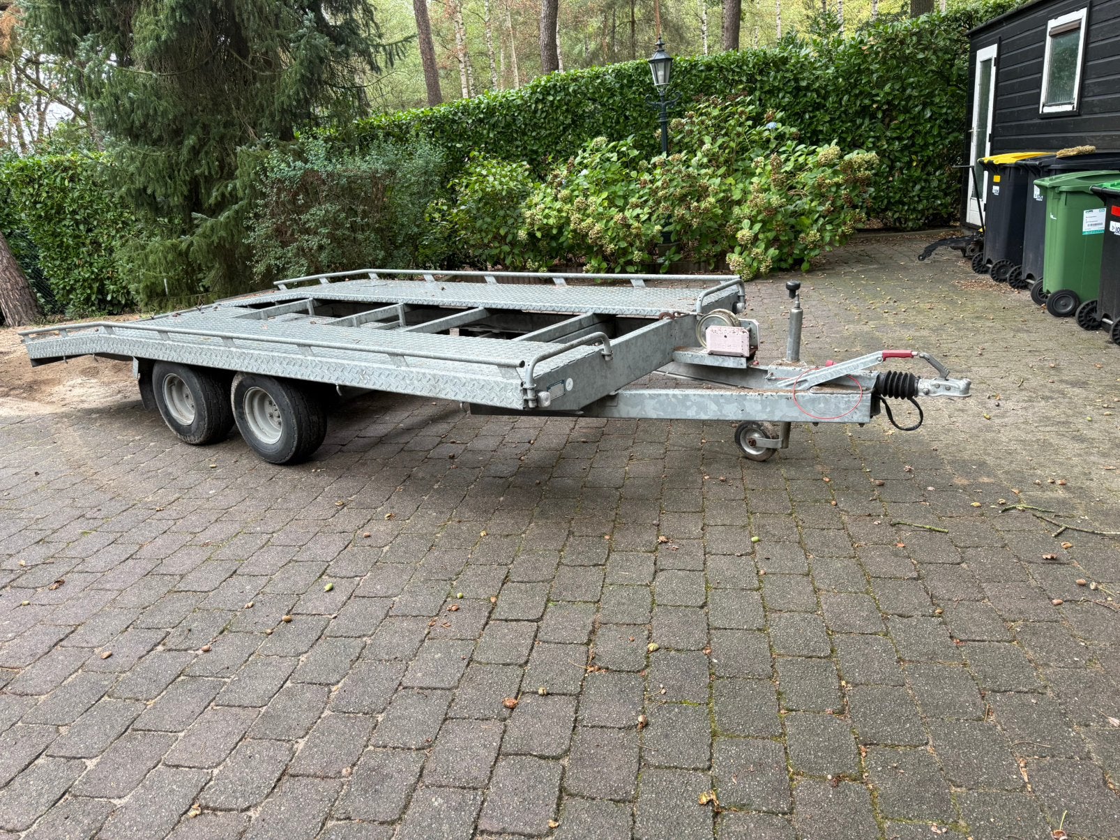 Verdonk auto trailer, Ophalen, Gebruikt