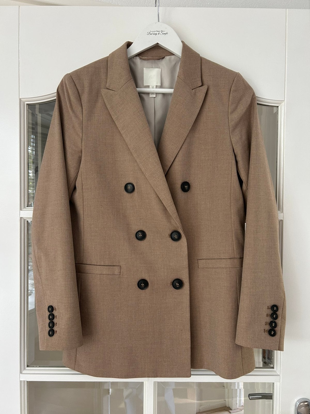 H&M Blazer maat 36, Bruin, Nieuw, Ophalen of Verzenden, Jasje