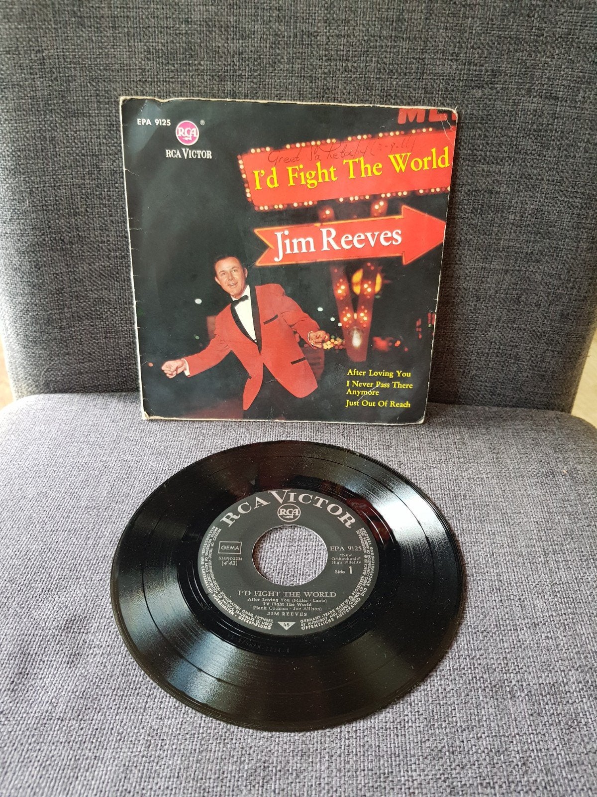 Jim Reeves - I'd fight the wotld (EP 1964), EP, Ophalen of Verzenden, EP