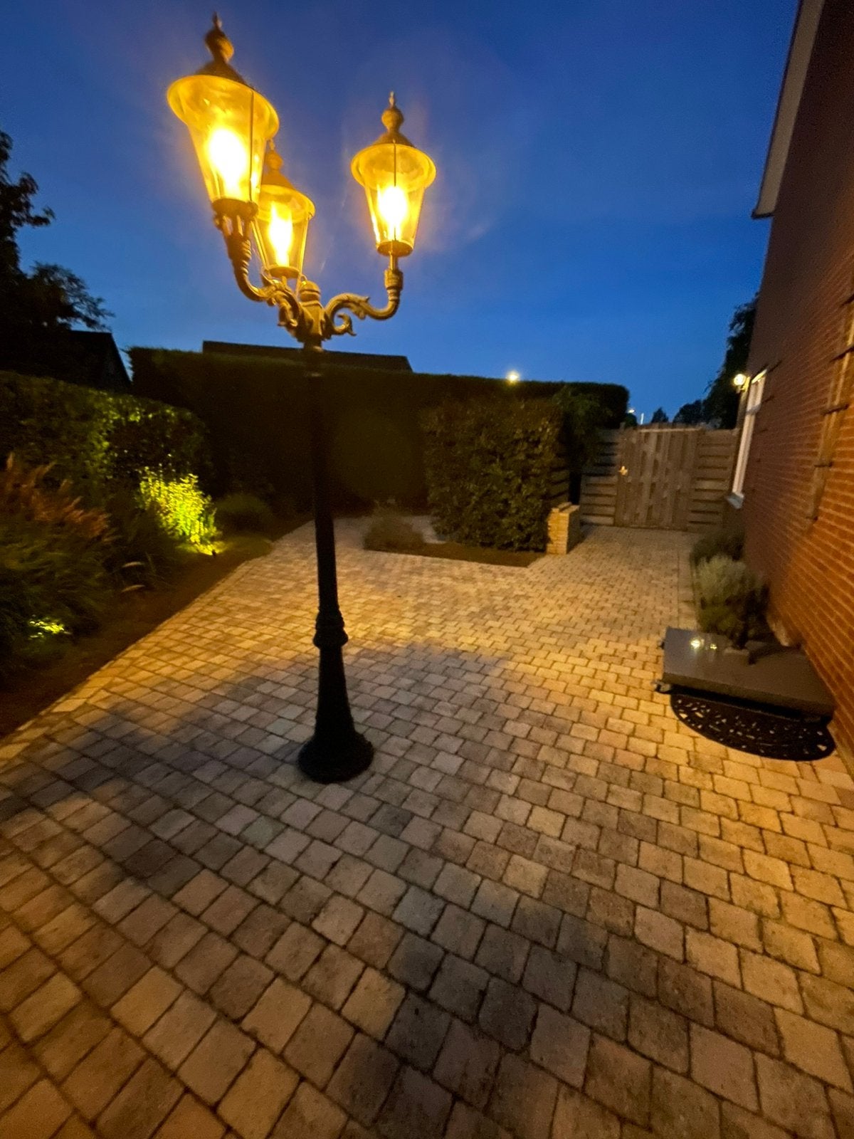 Antieke Lantaarn, Tuin en Terras, Ophalen, Gebruikt, Staande lamp, Netvoeding