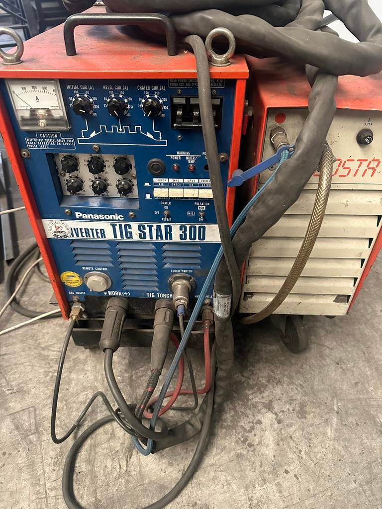 Tig lasmachine panasonic, Ophalen, Gebruikt, 150 tot 250 ampère, Tig