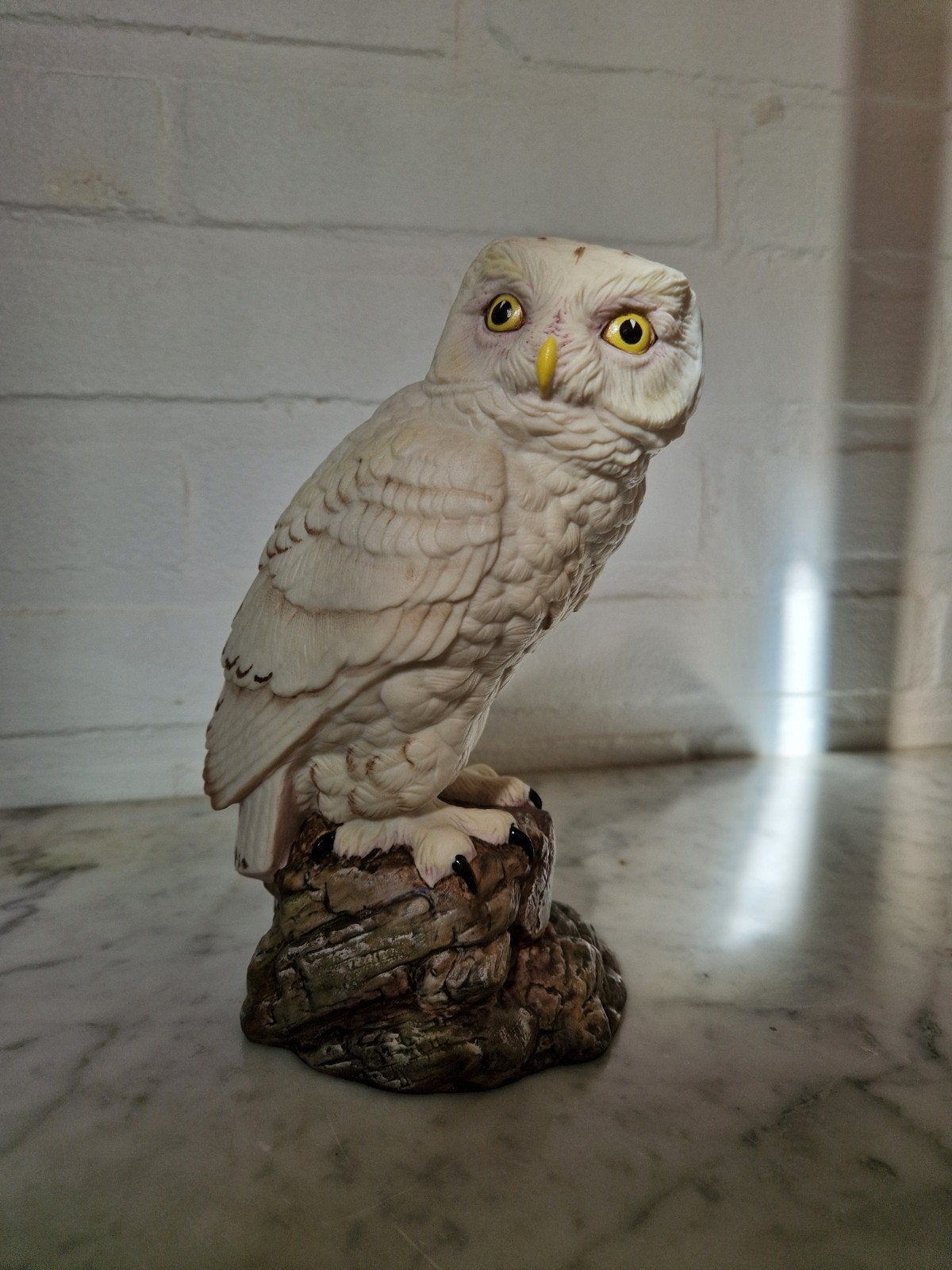 Aynsley Snowy Owl Beeldje - John Aynsley 1975, Ophalen of Verzenden, Zo goed als nieuw, Dier