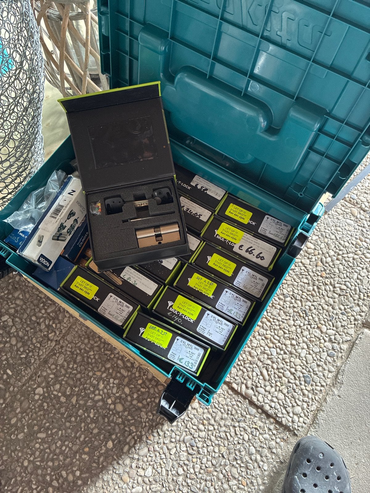 Mul-T-Lock en Noxxa cilindersloten set, Doe-het-zelf en Verbouw, Hang- en Sluitwerk, Ophalen of Verzenden, Nieuw, Overige materialen