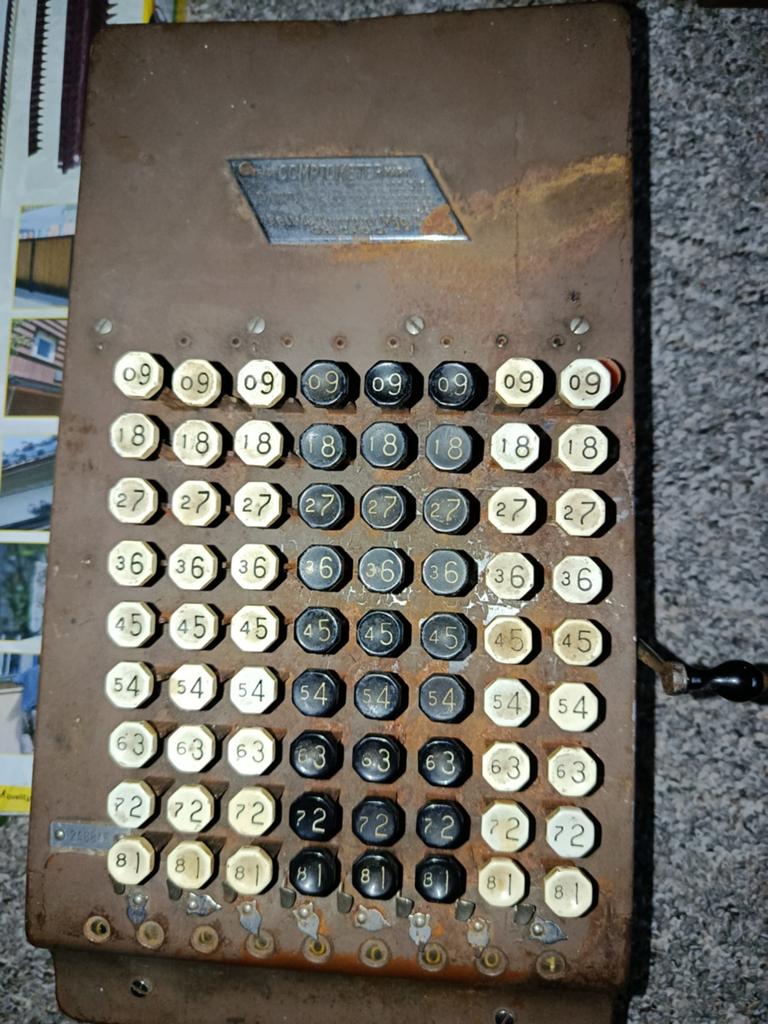Antieke Comptometer - Mechanische Rekenmachine, Antiek en Kunst, Ophalen of Verzenden