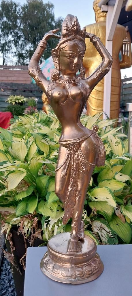 Boeddha Ganesha Tara Tempeldanseres brons ,Nepal,Buddha,,,, Ophalen, Gebruikt
