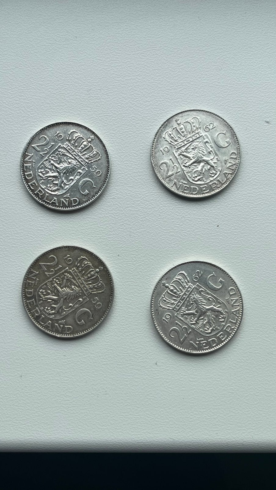 Zilveren rijksdaalders, Ophalen of Verzenden, Koningin Juliana, Zilver