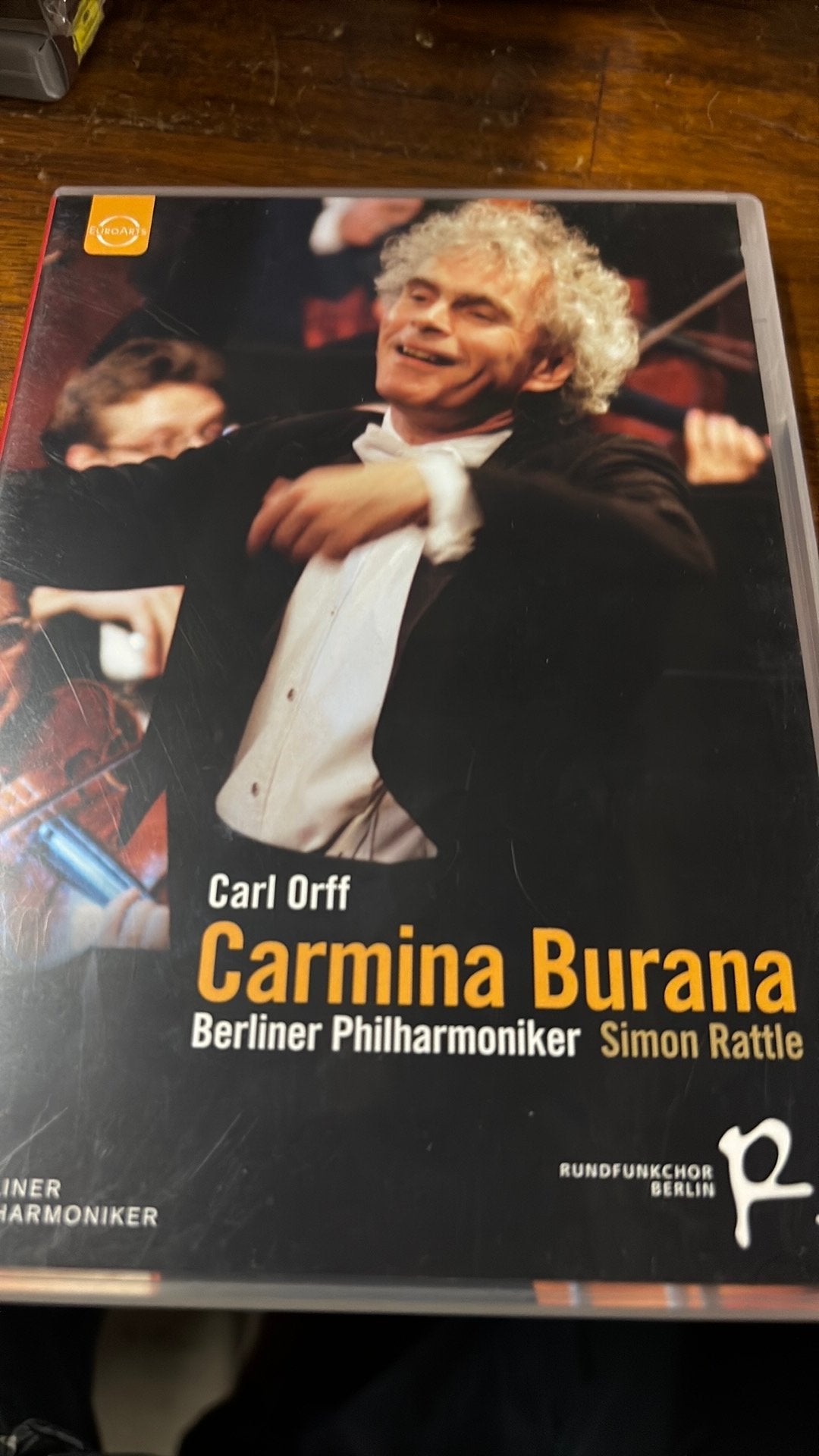 Carl Orff Carmina Burana Berliner Philharmoniker DVD, Alle leeftijden, Ophalen of Verzenden, Zo goed als nieuw, Muziek en Concerten