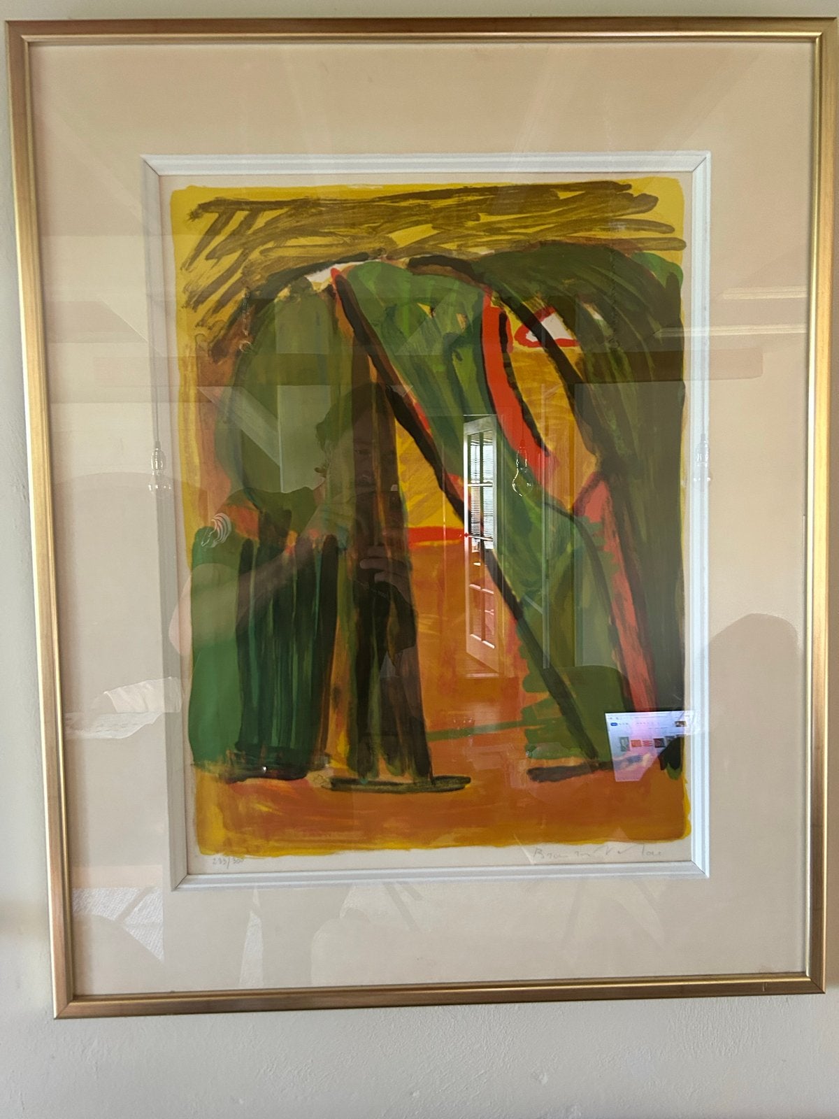 Bram van de Velde - Gesigneerde en genummerde litho, Ophalen of Verzenden