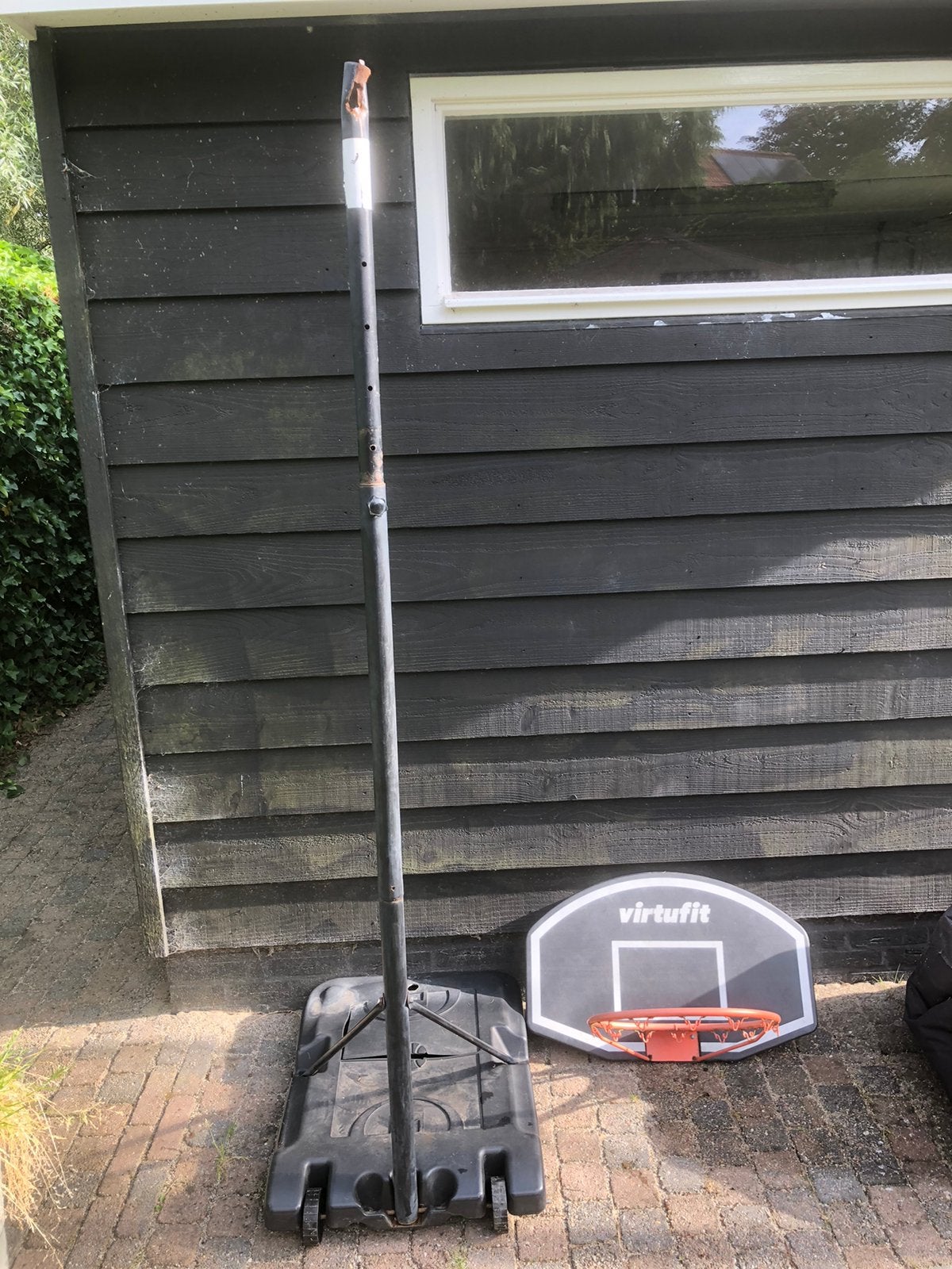 Virtufit basketbalpaal met voet en basket, Ring, Bord of Paal, Virtufit, *, Ophalen of Verzenden
