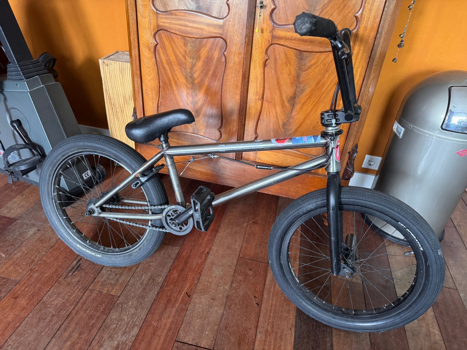Gave Kink BMX mooi opgebouwd, Fietsen en Brommers, Fietsen | Crossfietsen en BMX, Ophalen, Gebruikt, Staal
