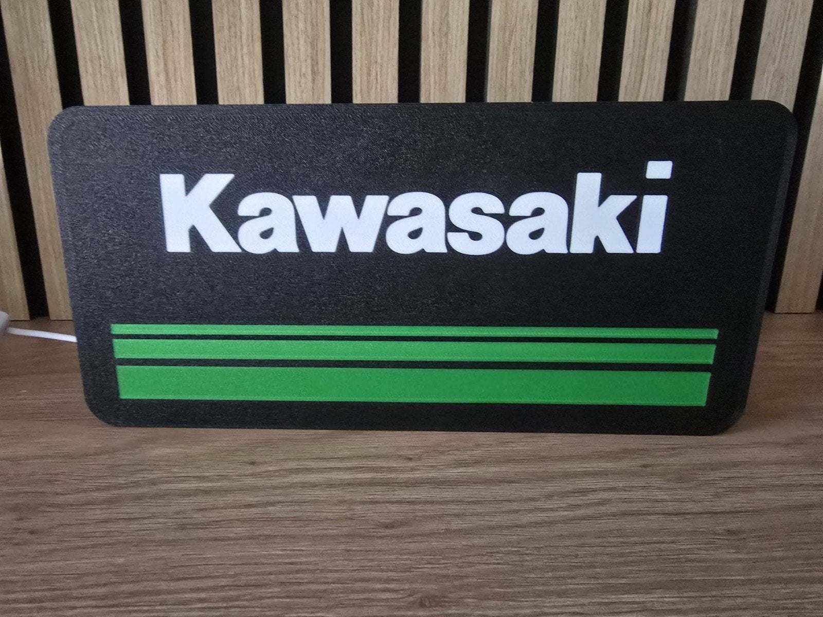 Kawasaki LED Lichtbak - Uniek Decoratiestuk, Verzamelen, Merken en Reclamevoorwerpen, Ophalen of Verzenden, Zo goed als nieuw
