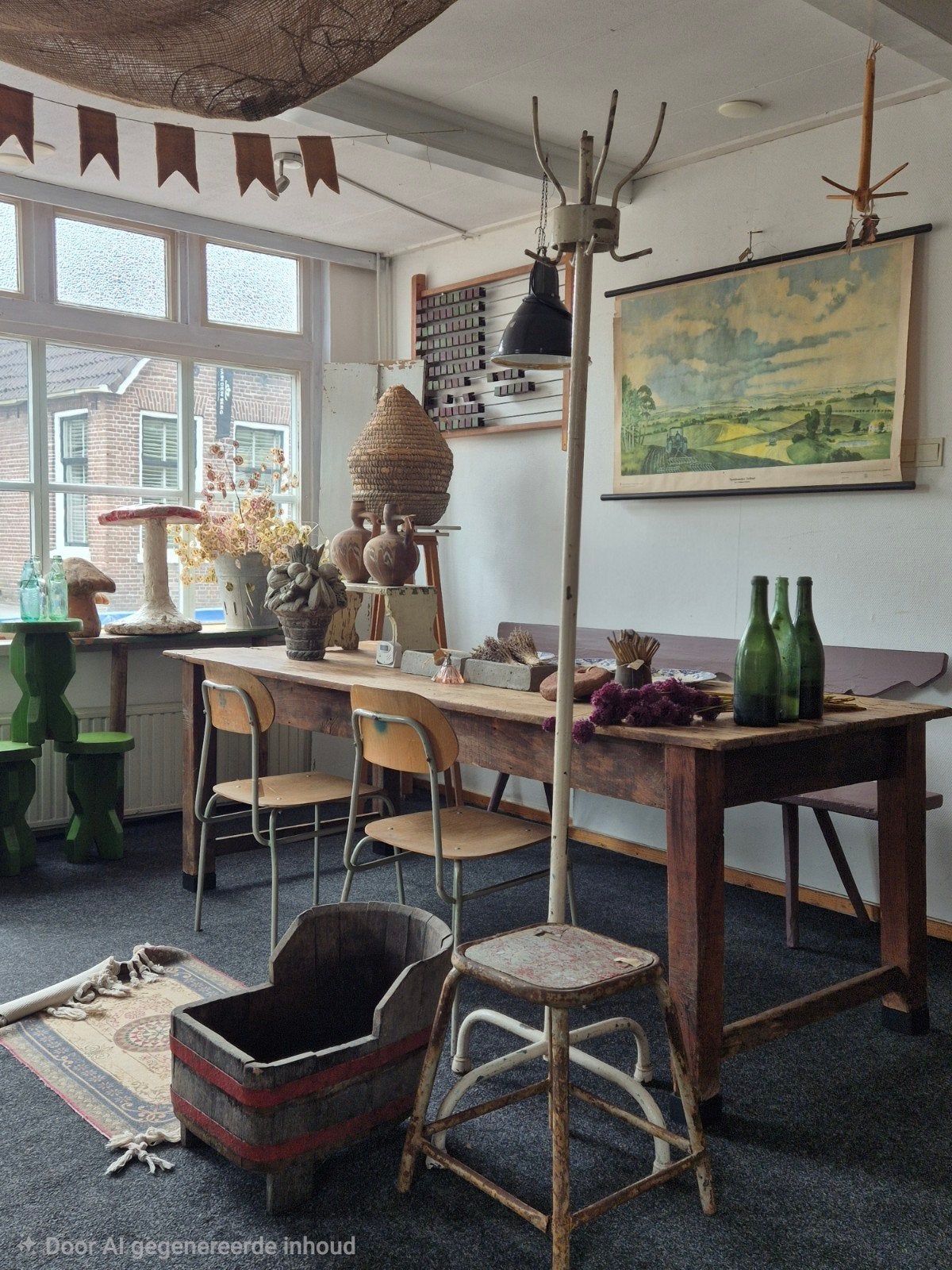 Zeer grote franse tafel, Ophalen
