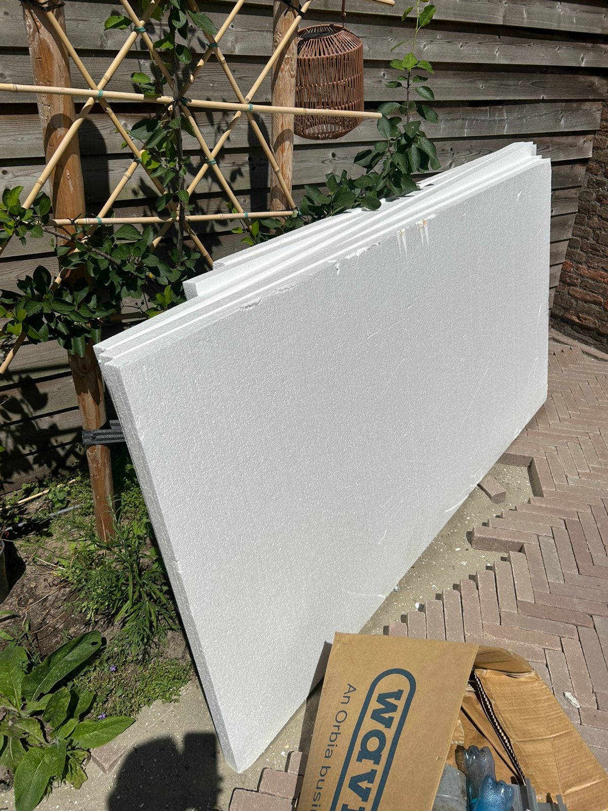 Isolatie platen eps, Doe-het-zelf en Verbouw, Platen en Panelen, Ophalen, Zo goed als nieuw