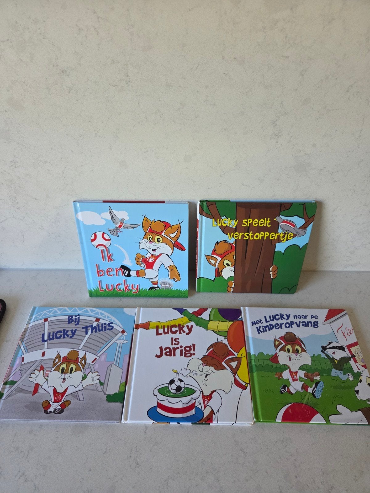 5x Lucky boekjes - Ajax Kids Club, Ophalen of Verzenden, Zo goed als nieuw, 3 tot 4 jaar