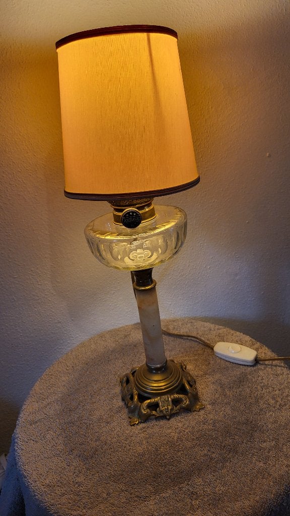 Antieke Matador 15 olielamp / tafellamp 44cm H, Ophalen of Verzenden