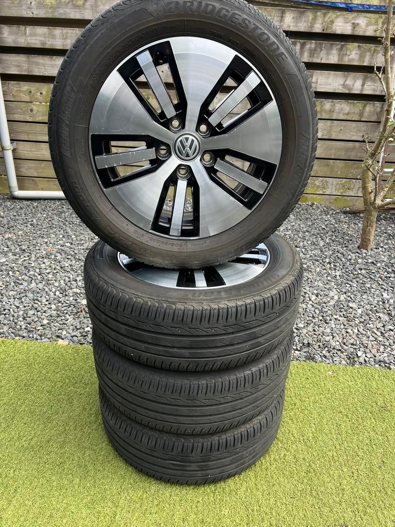 Complete set zomerbanden op LM velgen 5x112, Auto-onderdelen, Banden en Velgen, Ophalen, Gebruikt, 16 inch, Banden en Velgen