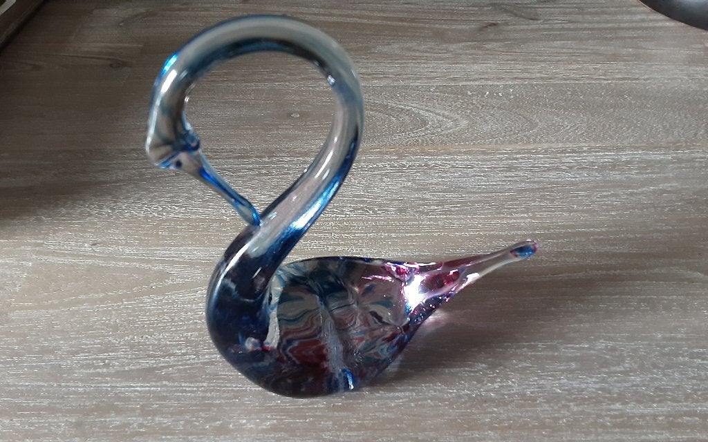 Prachtig glazen zwaantje, Ophalen of Verzenden