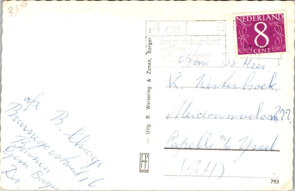 Borger - 11 ansichtkaarten jaren 60 70 80 90 ..., Verzenden, 1960 tot 1980, Gelopen, Drenthe