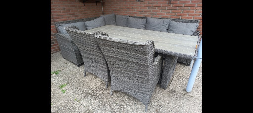 Tuinset, Ophalen, Bank, Rotan, Loungeset