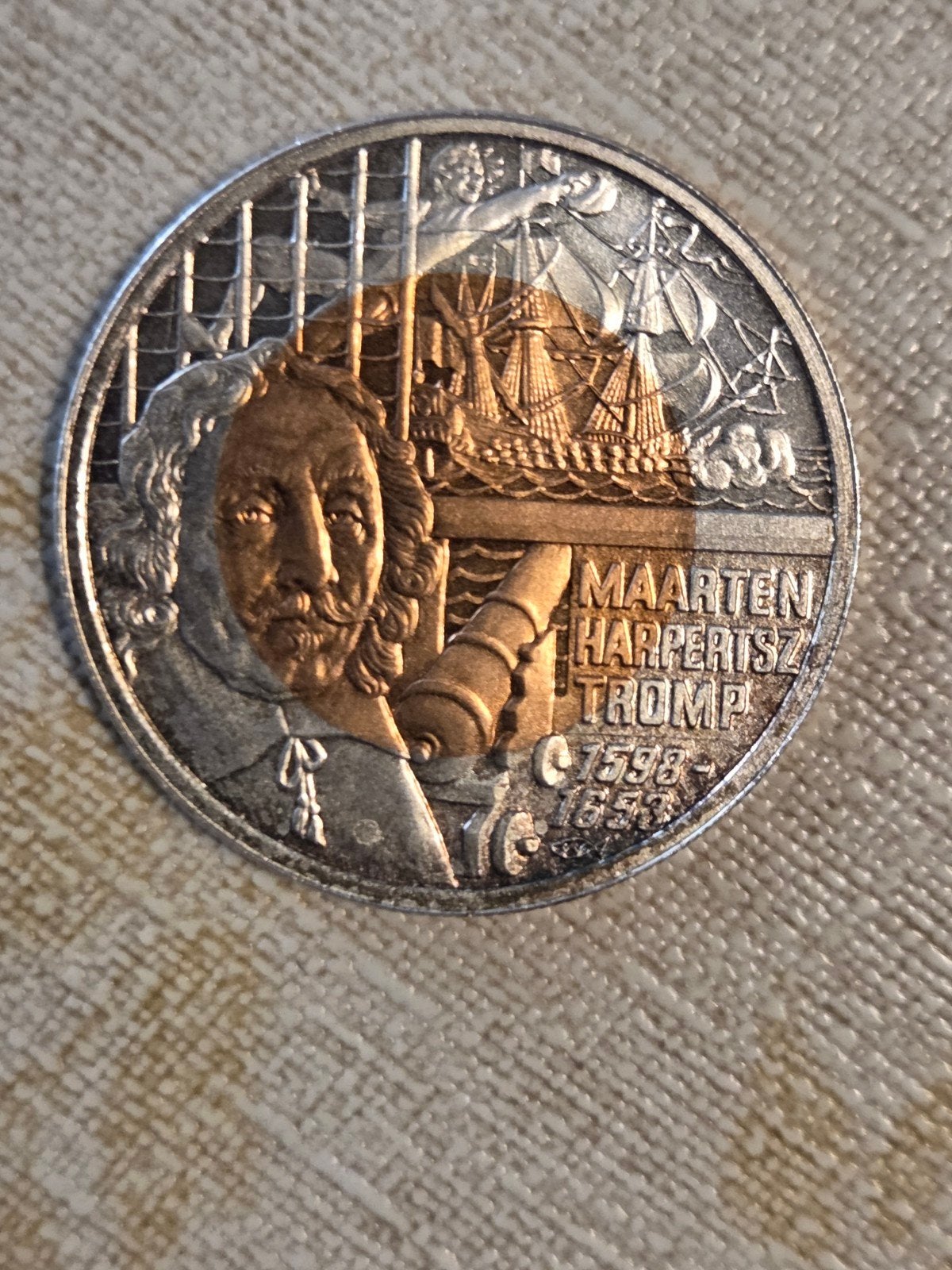 10 Euro munt 1993 Maarten Harpertsz Tromp, Ophalen of Verzenden, Koningin Beatrix, Euro's, Losse munt