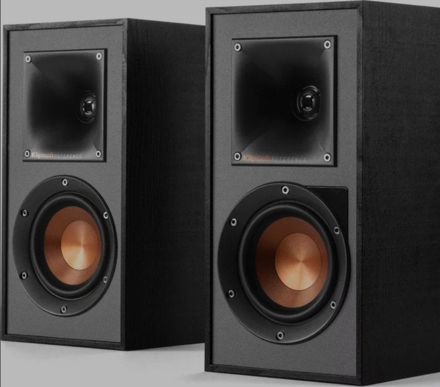 Klipsch R-41PM Actieve Boekenplank Speakers, Overige merken, Zo goed als nieuw, 60 tot 120 watt, Boekenplank luidspreker