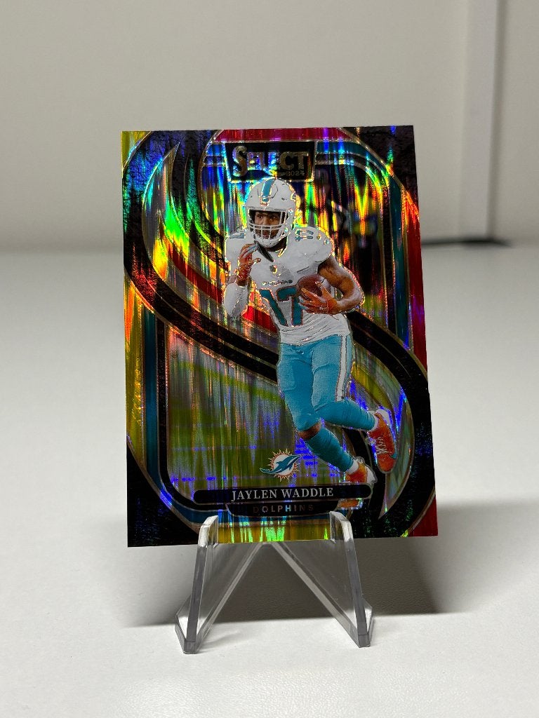 Panini select NFL Jaylen Waddle Miami Dolphins kaart, Ophalen of Verzenden, Zo goed als nieuw, Plaatje