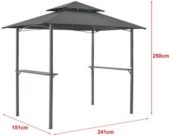 Tuinpaviljoen – Partytent – Prieel – Pergola – BBQ Paviljoen, Corvance B.V., Verzenden, Nieuw, Corvancebol@gmail.com