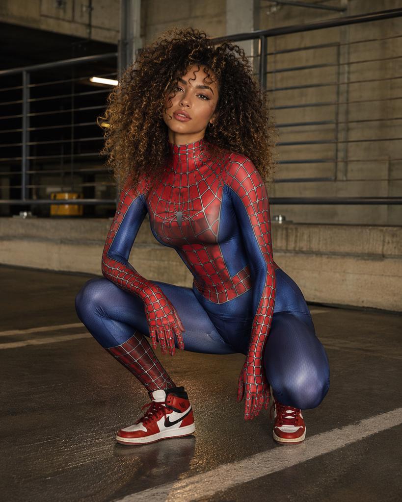 Spiderman Kostuum Dames - Perfect voor Carnaval, & Cosplay, Maat 38/40 (M), Ophalen of Verzenden, Kleding, Overige thema's