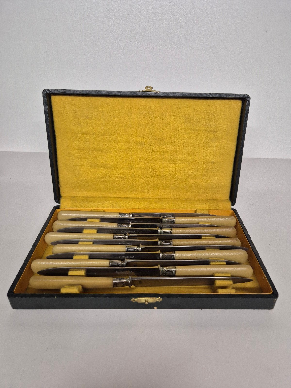 Vintage Chatellerault Inoxydable messen set in koffer, Ophalen of Verzenden