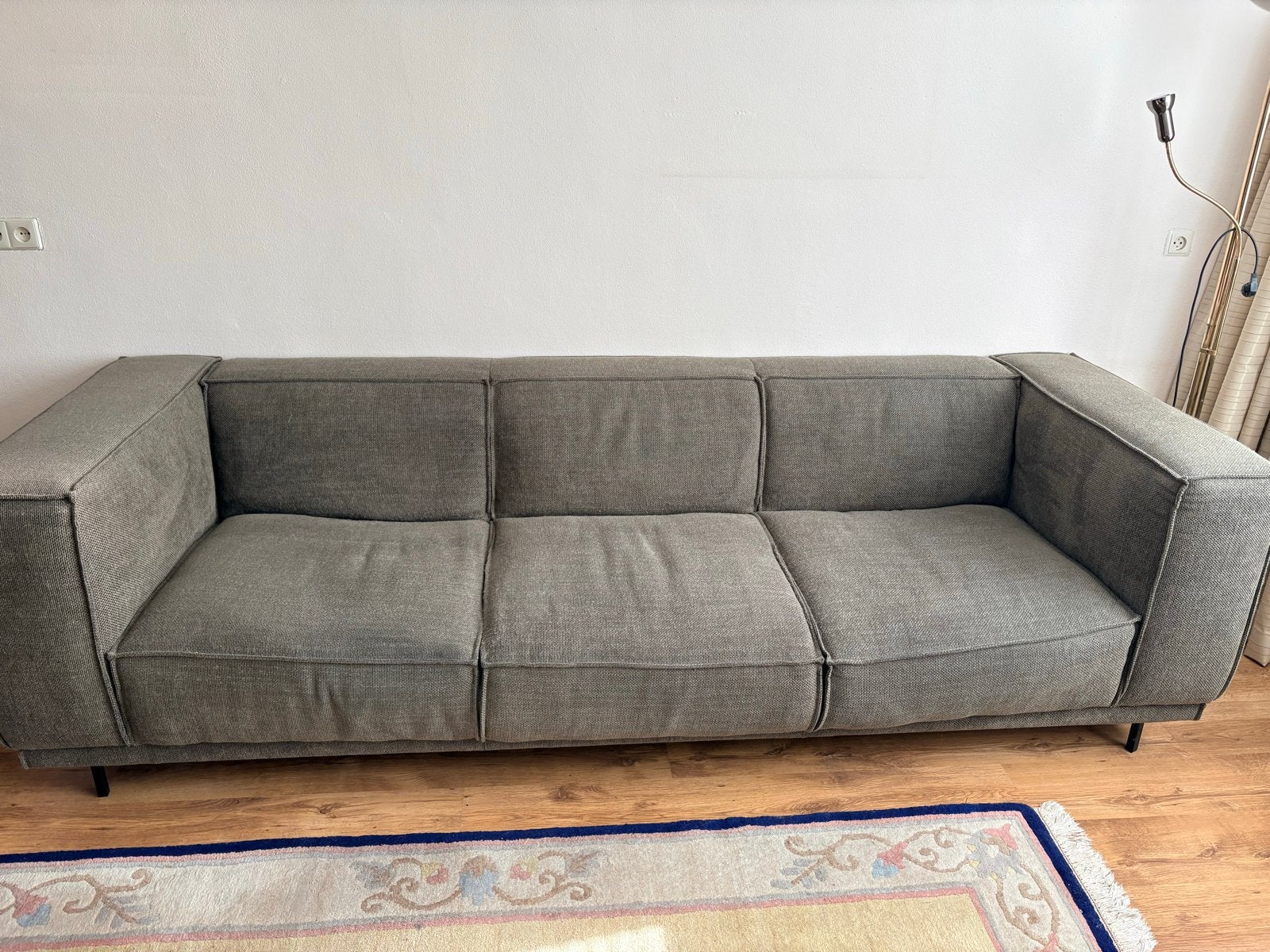 Comfortabele 3-zits bank in goede staat, Ophalen, 250 tot 300 cm, Gebruikt, Driepersoons