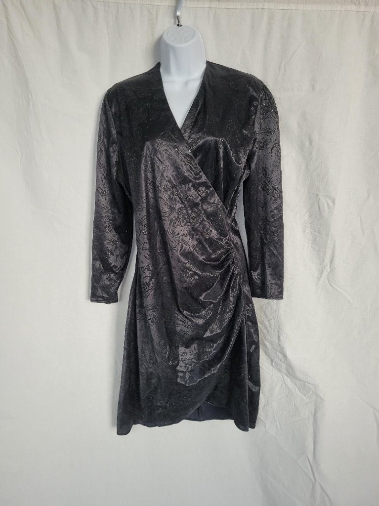 Gave ouderwetse zwarte jurk mt M merk D'n nite, Maat 38/40 (M), ., Ophalen of Verzenden, .