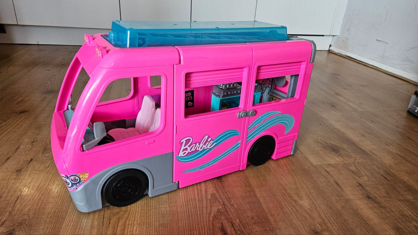 Barbie Droom Camper met glijbaan en accesories, Ophalen