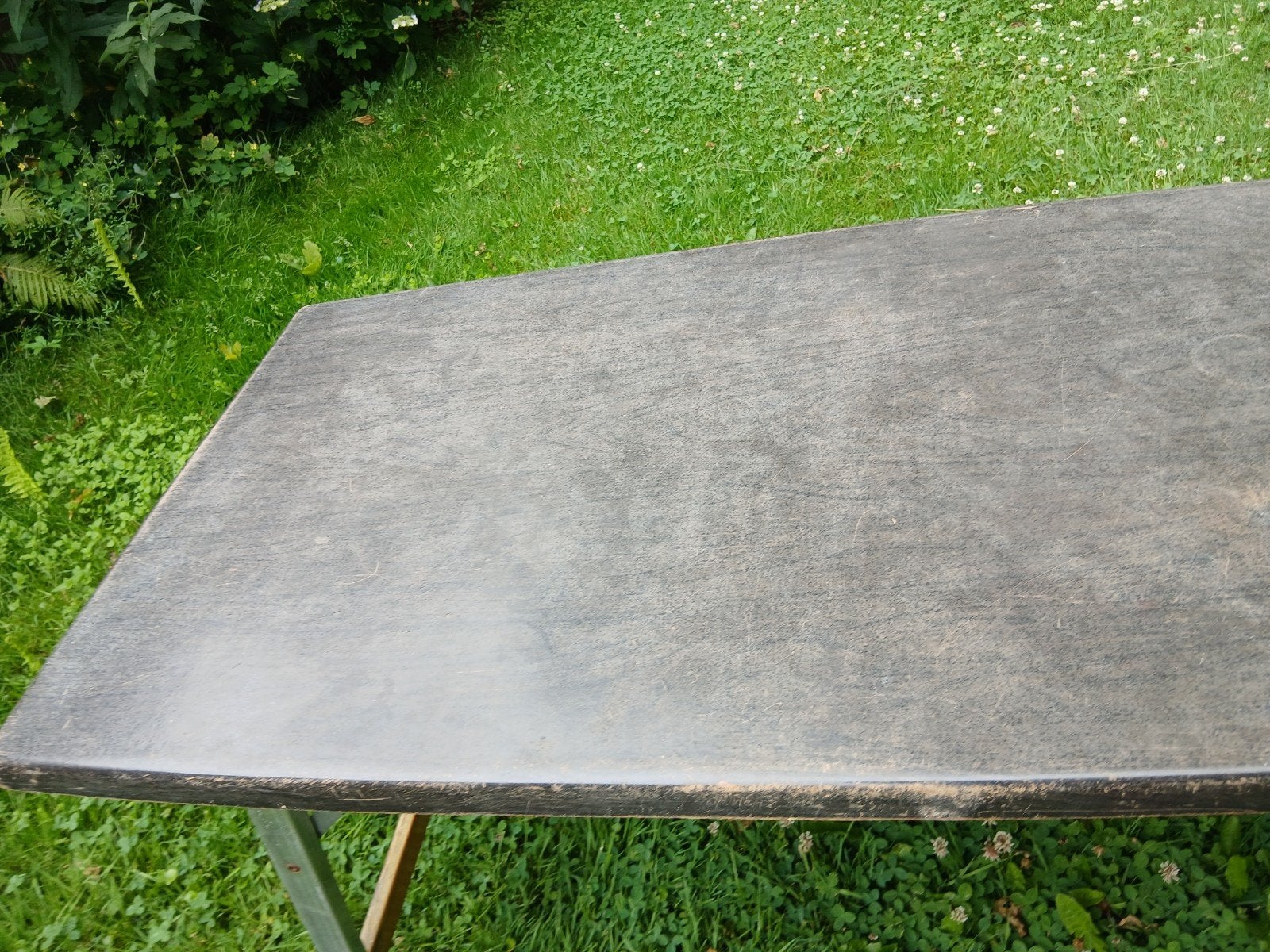 Grote camping tafel,  retro, bruin. 110x60, Ophalen, Campingtafel