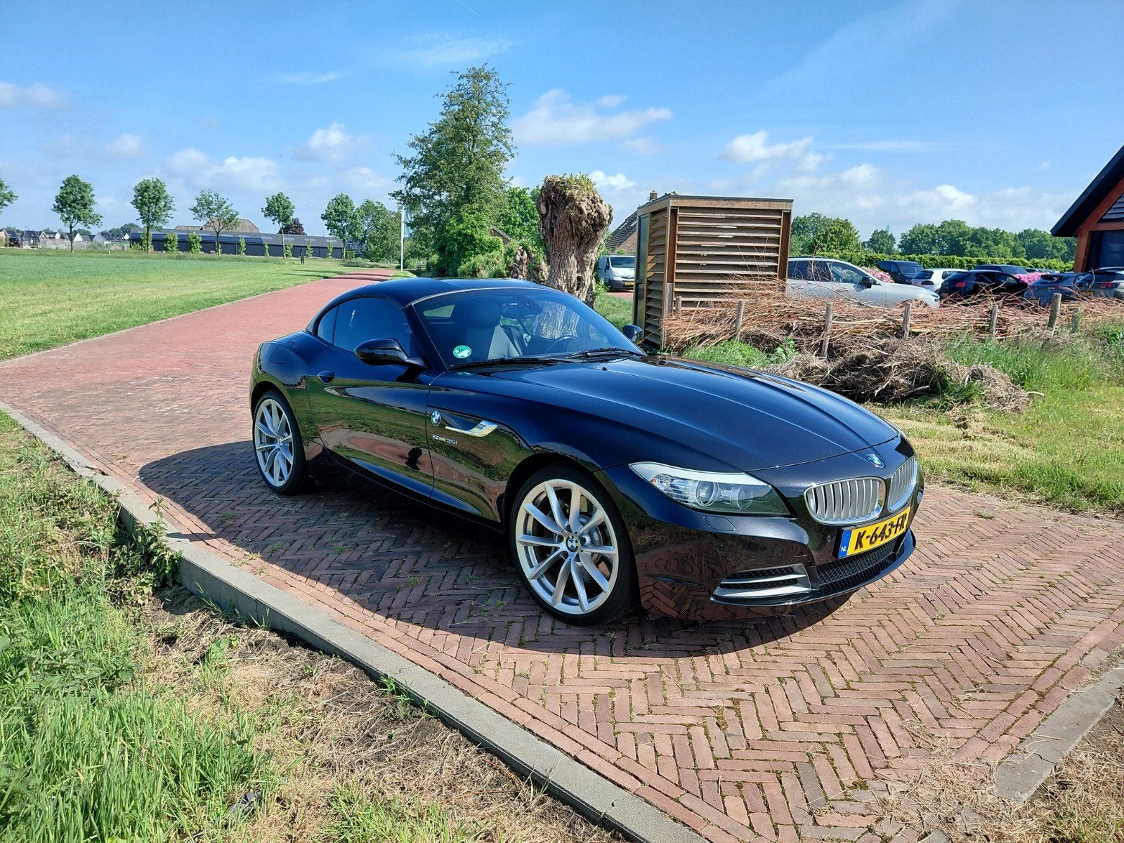 BMW Z4 3.0 Roadster 35I AUT 2010 Zwart, Auto's, BMW, Automaat, Achterwielaandrijving, Cabriolet, Leder en Stof