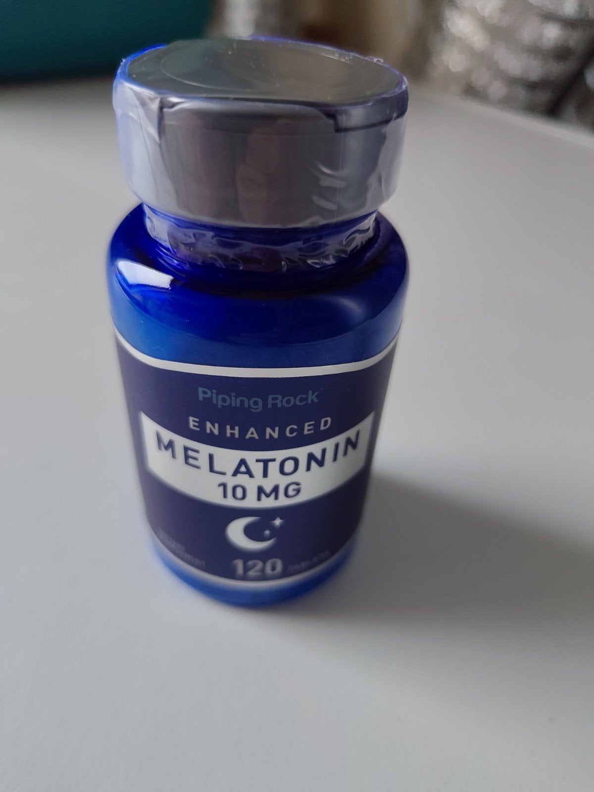 Melatonine 10mg - Piping Rock Enhanced - 120 stuks, Ophalen of Verzenden, Nieuw, Overige typen