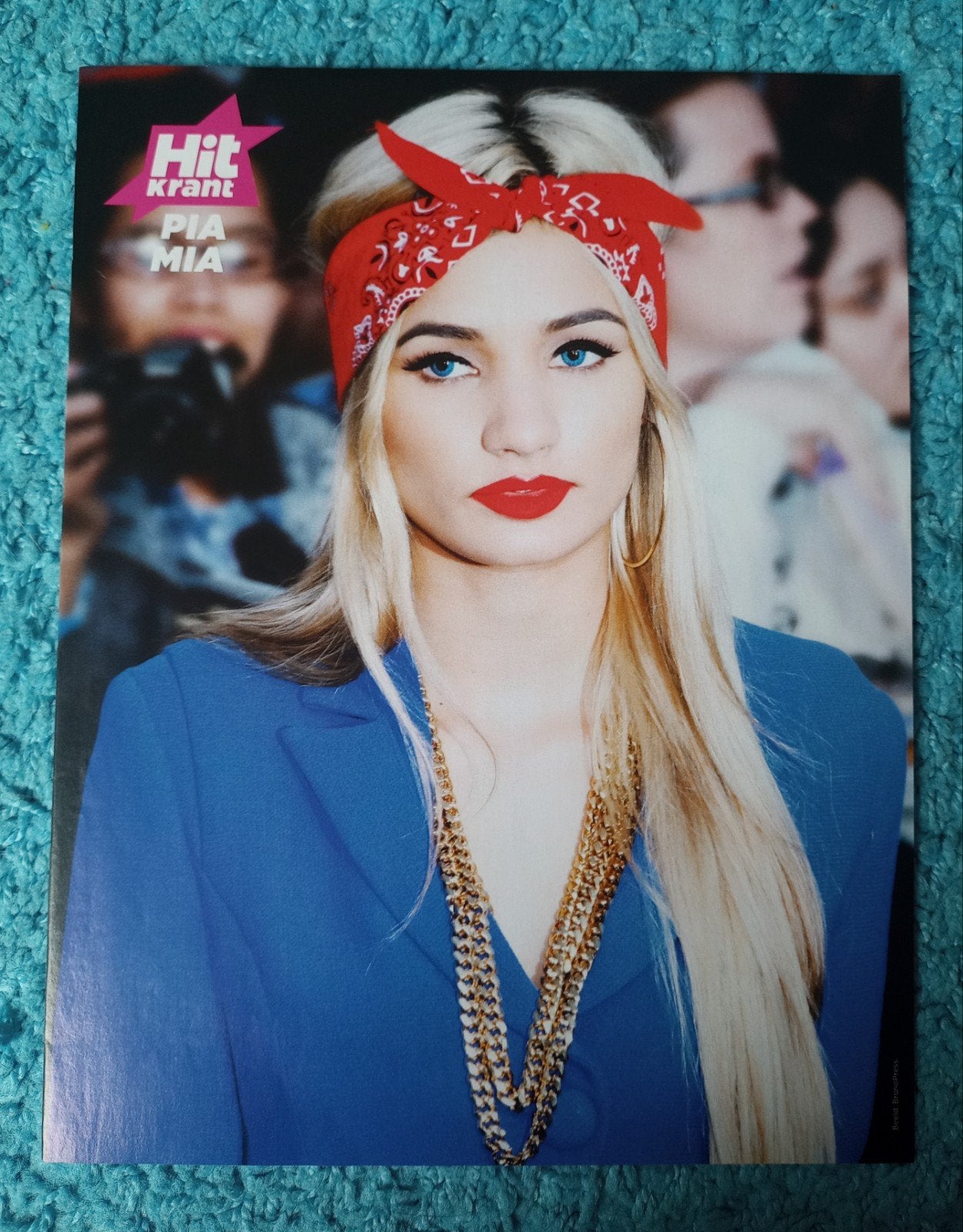 Pia Mia Perez poster hitkrant, Rechthoekig Staand, A4 of kleiner, Nieuw, Ophalen of Verzenden