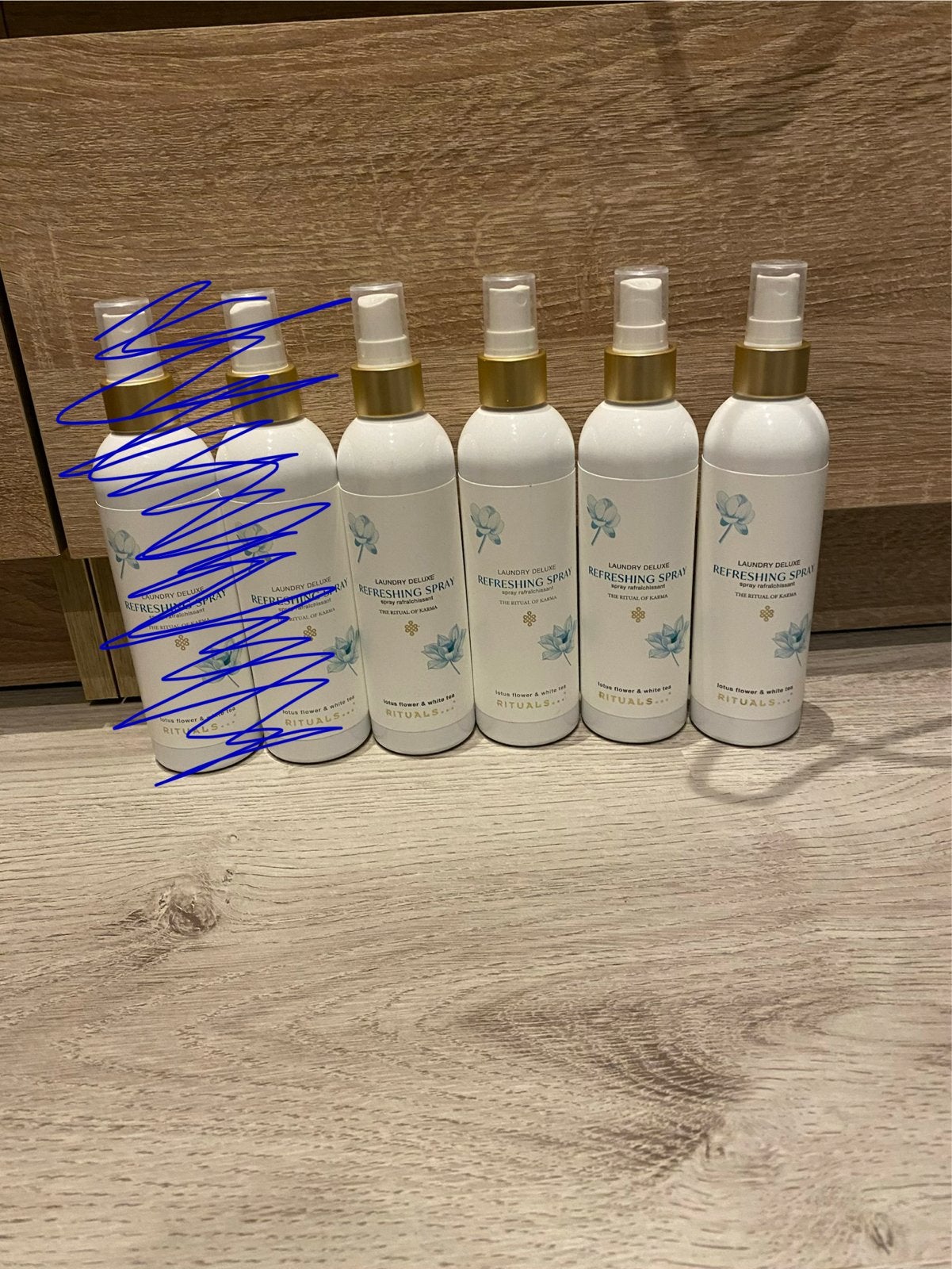 Rituals The Ritual of Karma Refreshing Spray (4 stuks), Huis en Inrichting, Ophalen of Verzenden, Nieuw, Wit, Kunststof