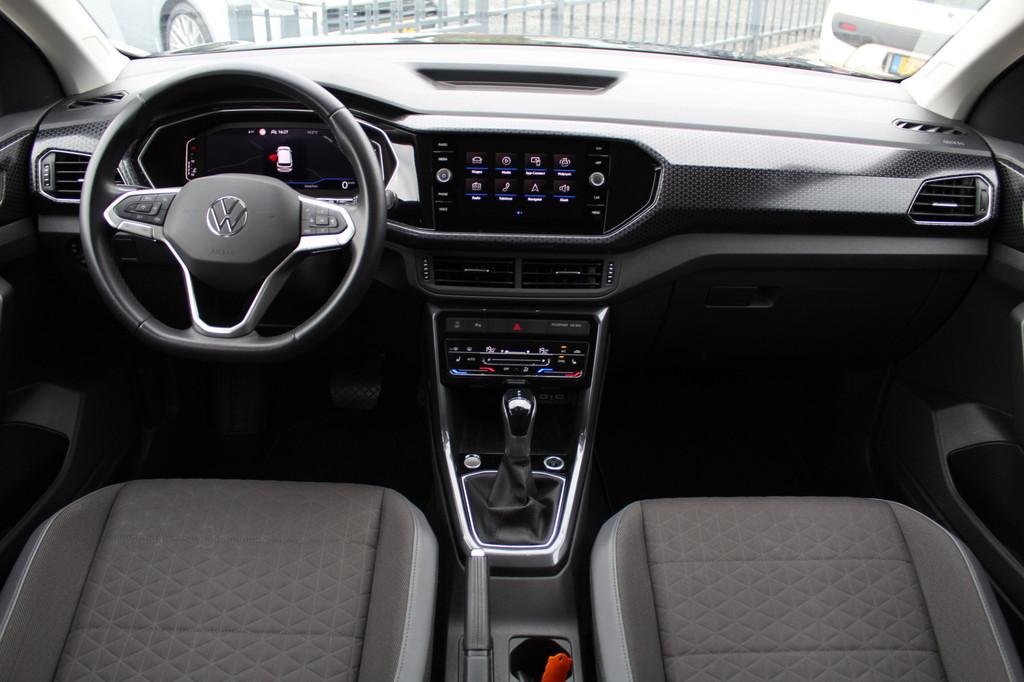 Volkswagen T-Cross 1.0 TSI Carat DSG-automaat | Apple carpla, Automatische klimaatregeling, Gebruikt, Zwart, Zwart