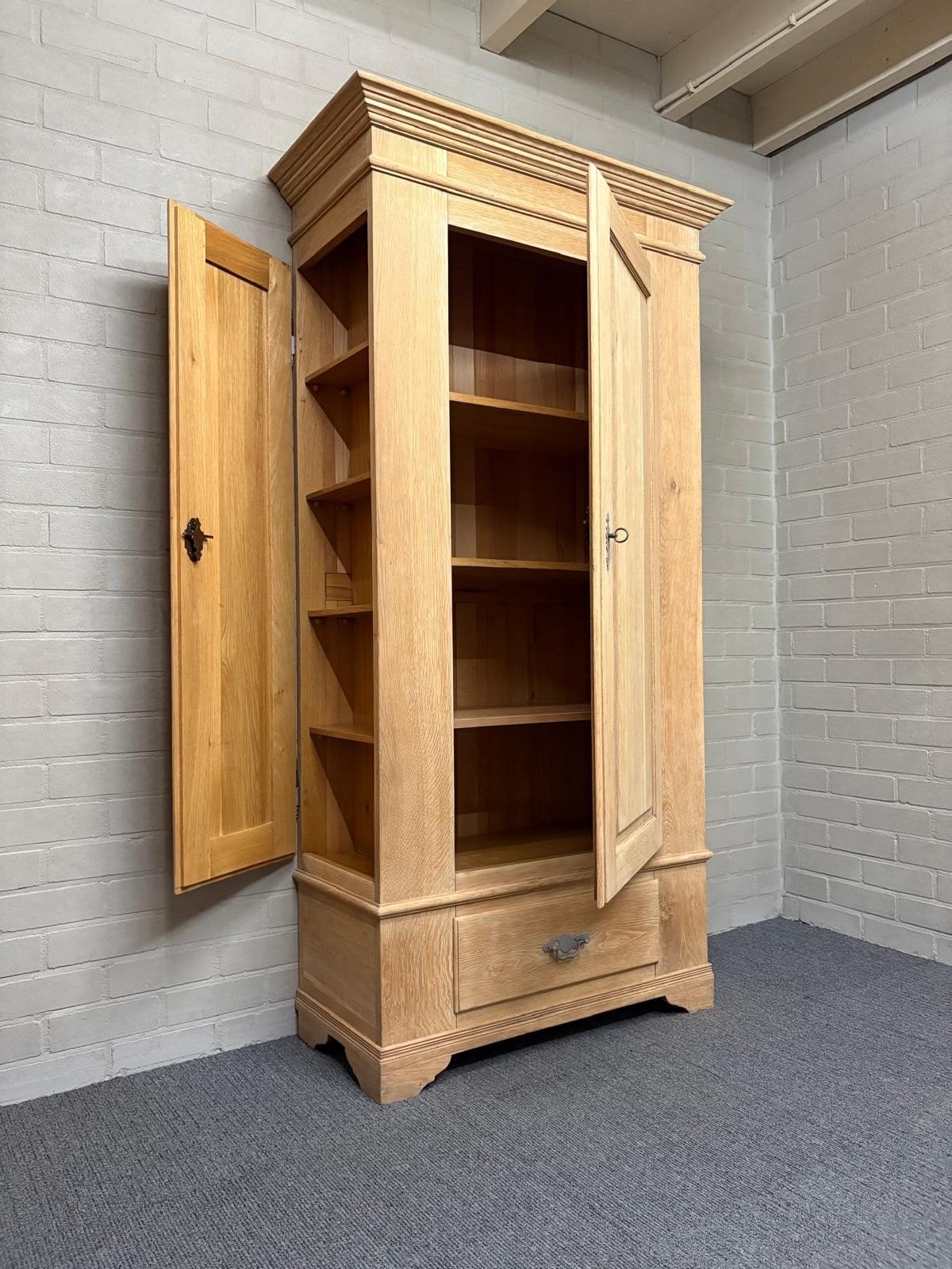 Eiken jagerskast onbehandeld, Ophalen, 7577RB Oldenzaal, Info@vanleussenkasten.nl, Eikenhout