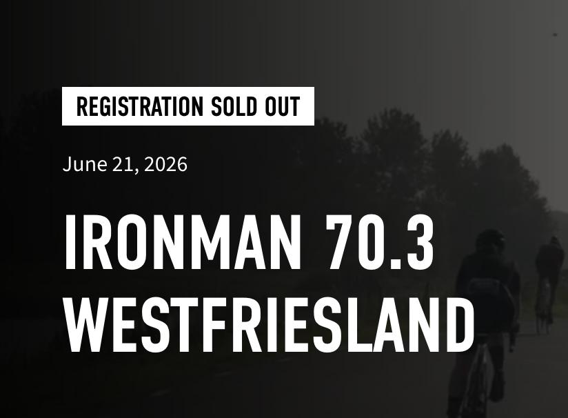 Ironman 70.3 Westfriesland, Eén persoon